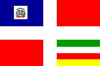 [Dominican Republic Army flag]